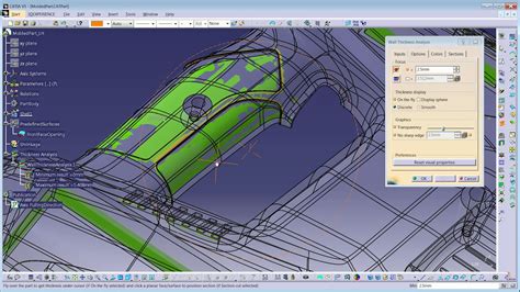 thickness measurement in catia|Analyzing Wall Thicknesses .